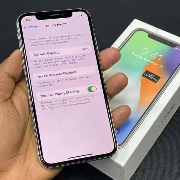 IPHONE X 256 GB PTA APPROVED 5