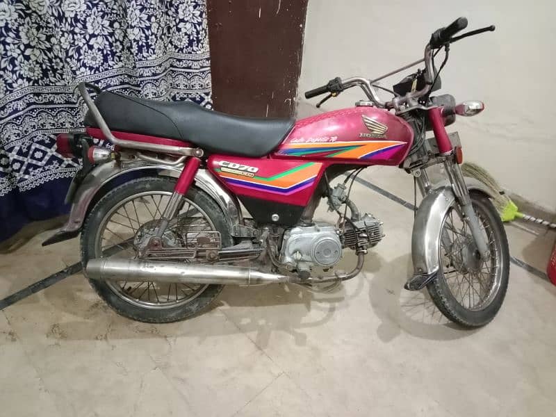 Honda Cd 70 Bike For Sale 2011 Model 3