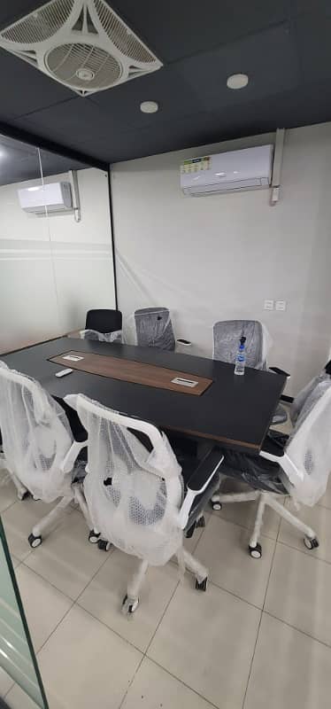 Full furnished office for rent 1800sqft in shahar e Faisal. 3