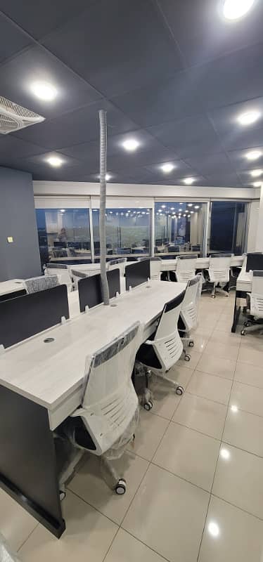 Full furnished office for rent 1800sqft in shahar e Faisal. 9