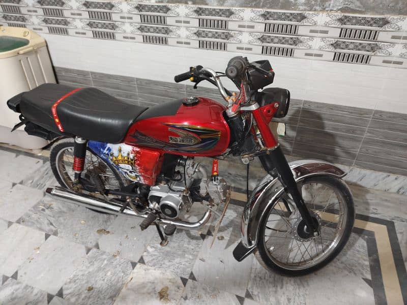 I want to sale my United Bike urgent. Need 70Honda exchange possible 8