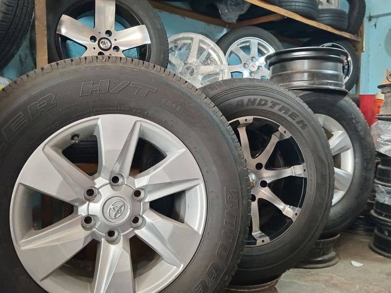 new used imported tyres rims alloy wheels mehran suzuki alto vitz mira 7