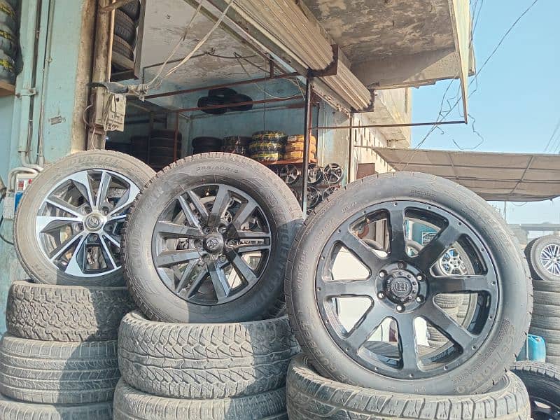 new used imported tyres rims alloy wheels mehran suzuki alto vitz mira 15