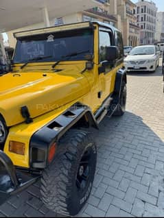 CJ-7 Jeep converted to Wrangler Rubicon 1982