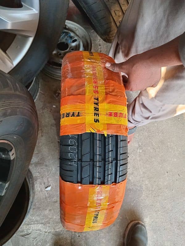 tyres dunlop michelin genral yokohama alto mehran civic cultus swift 16