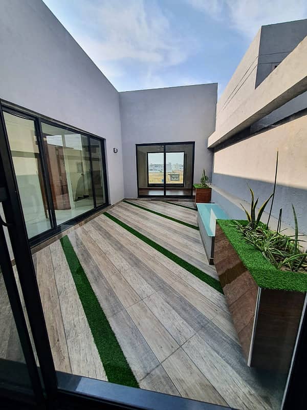 10 MARLA BRAND NEW 150FEET ROAD FACING KANAL LUXURY MODERN DESIGN HOUSE FOR SALE IN DHA PHASE 7 100% ORIGINAL PICTURES ATTACHED NEAR PARK AND MCDONALDS. . 21