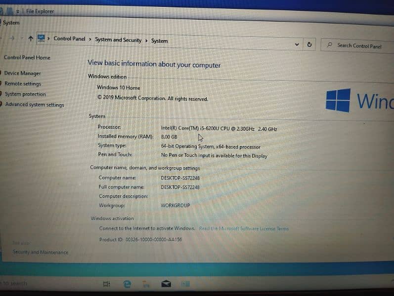 Stone Laptop in good condition i5-6 8gb 128gb for sale on urgent basis 0