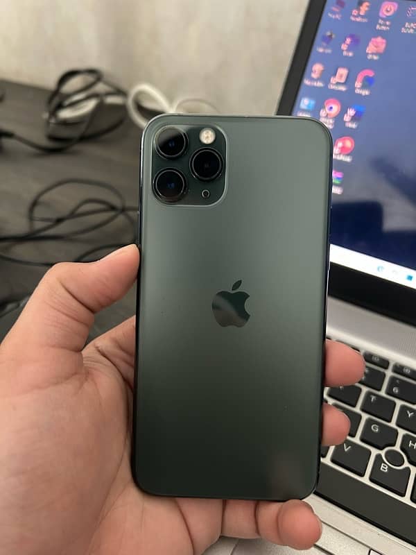 Iphone 11 pro non ptaMidnight Green colour 256gb 2