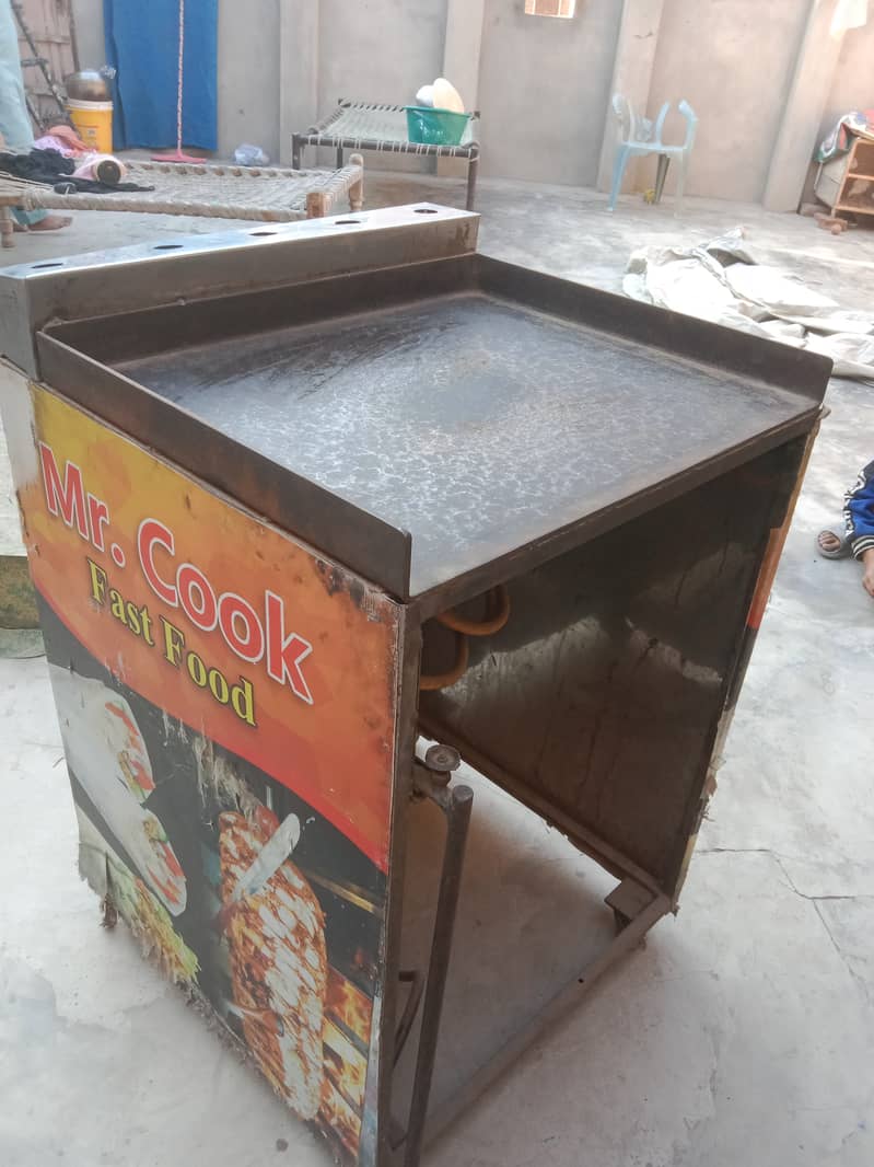 Hot plate for shawarma and burger 2