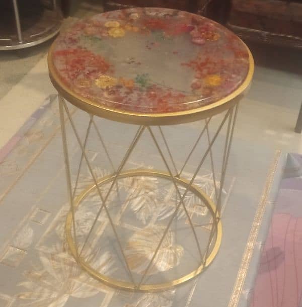 Resin Flower Table |Dried Rose Preserved Table|Hand Crafts 2