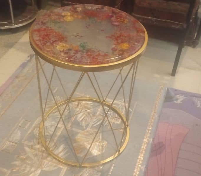 Resin Flower Table |Dried Rose Preserved Table|Hand Crafts 5