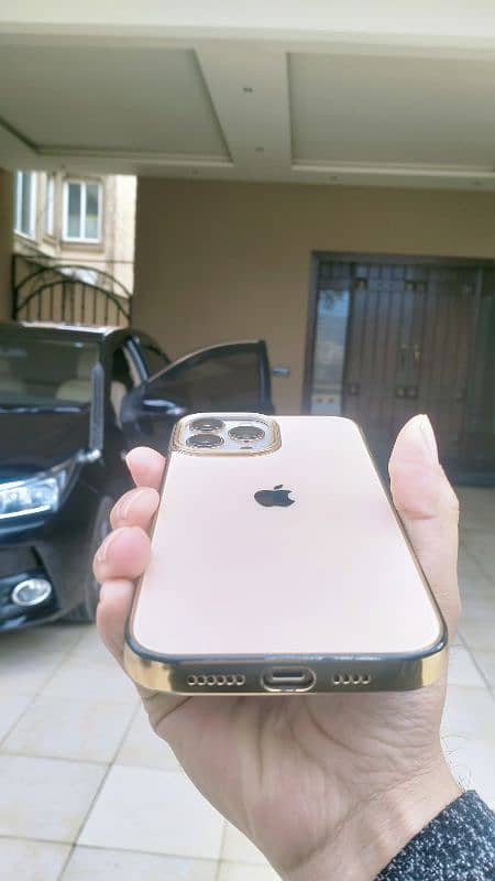 iPhone 13 Pro Max JV gold colour with box 2