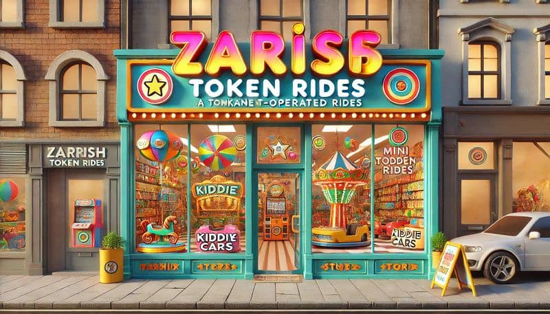 Token Coin 03152535497 Oprated kid Ride indor swing Joyland ٹوکن جھولے 4