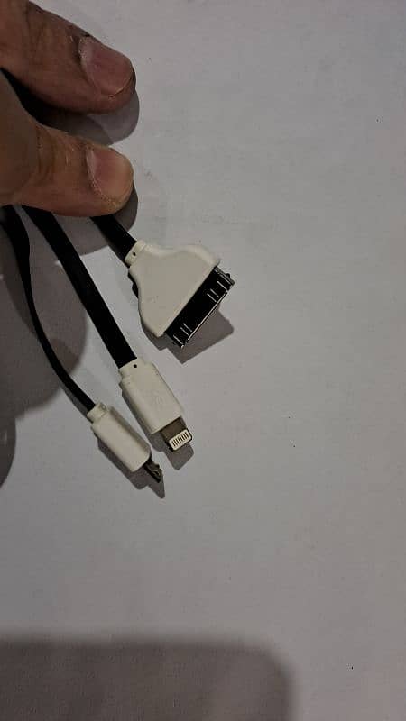 3 in 1 Cables for IOs and Android devices New Lot 0