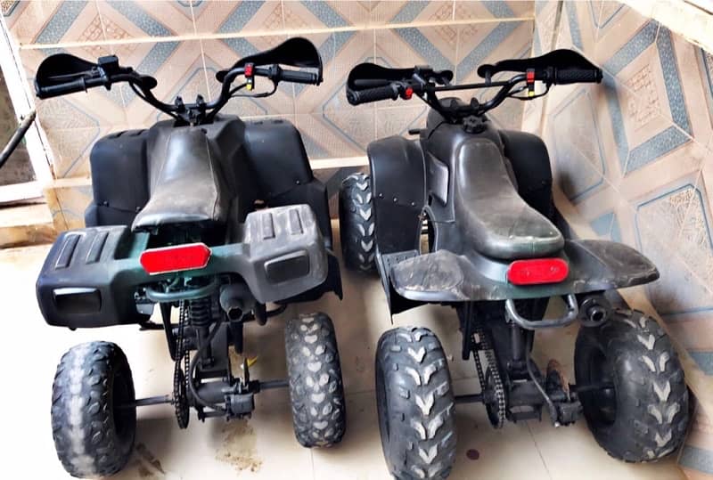 Two ATV Quad Bikes 125CC Petrol for Sell 0