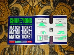 Australia Vs South Tickets