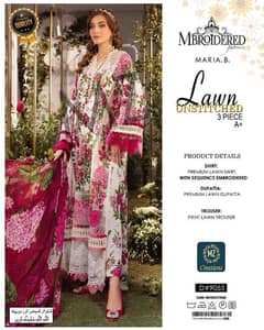 Unstitched*(Lawn Opening 2025)*  *Lawn 3pc Collection