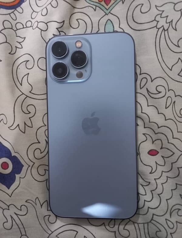 iphone 13 pro max 256gb non pta sierra blue colour 1