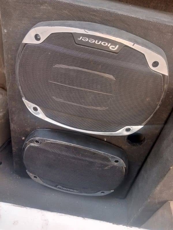 sound system woofer amp speakers with boxes 5