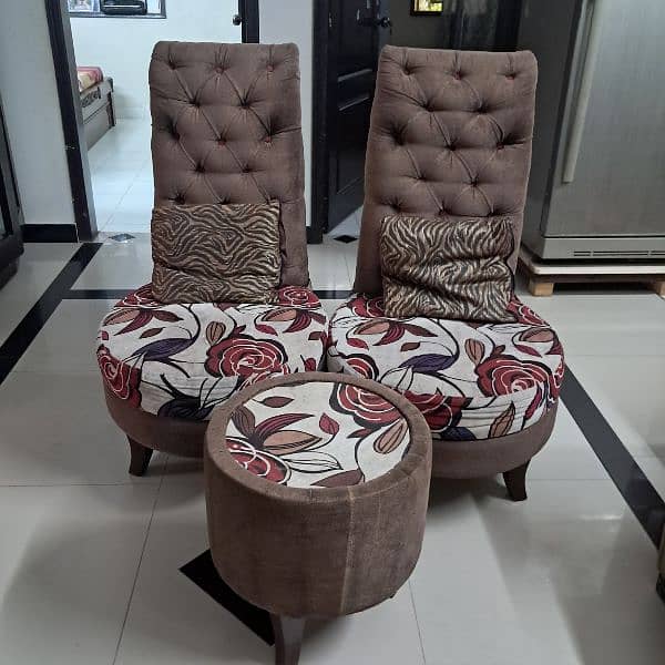 2 Seater Sofa set with table for sale 1