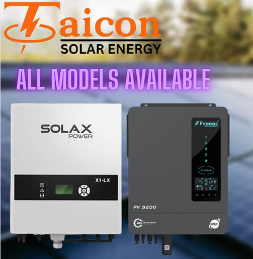 Solar Inverters | Hybrid | 1kw to 15kw | Solis, Solar Max, inverex et 5