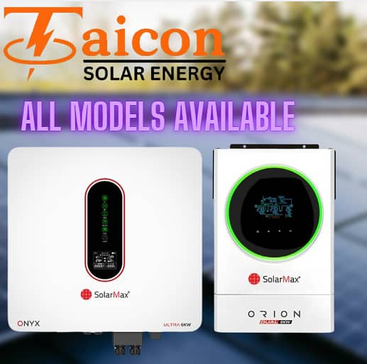 Solar Inverters | Hybrid | 1kw to 15kw | Solis, Solar Max, inverex et 7