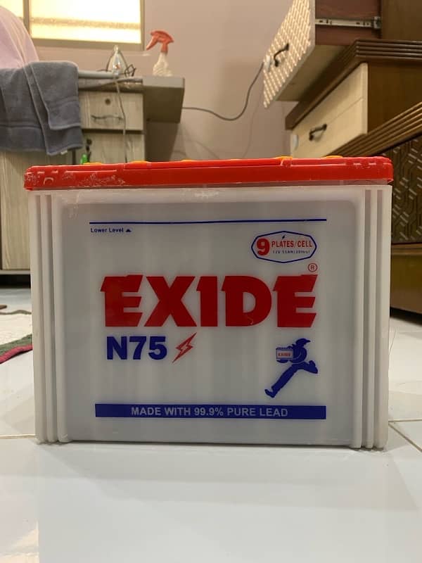 EXIDE N75 12v Battery 10/10 3 Month used Only 2