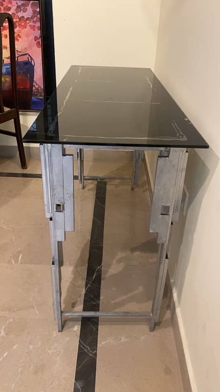 Console Table with Glass Top 3