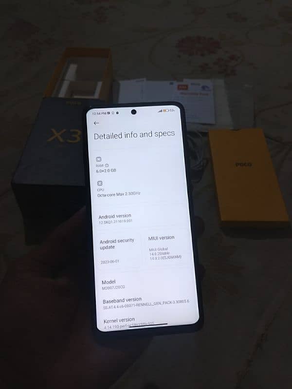 Poco X3 6gb plus 2GB 128 GB never open repair 03280686106 4