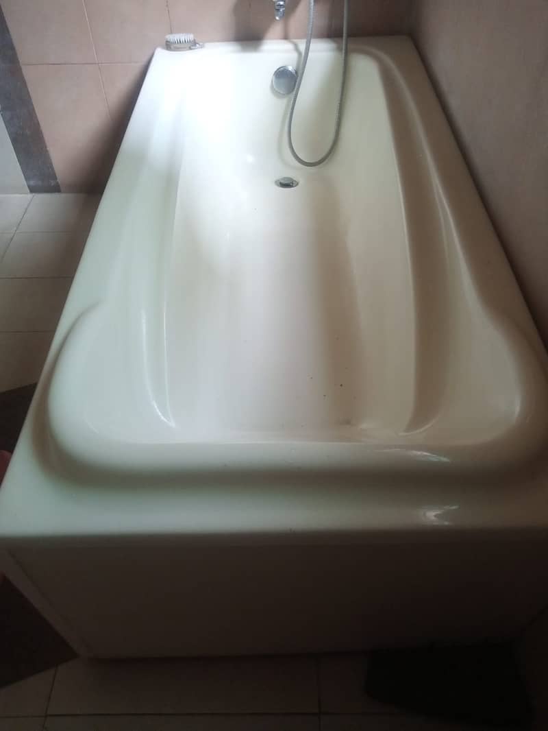 A brand new bath tub available on a very cheap price. 1