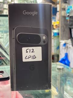 Google pixel 9ro xl approved 12/512 gb box packed