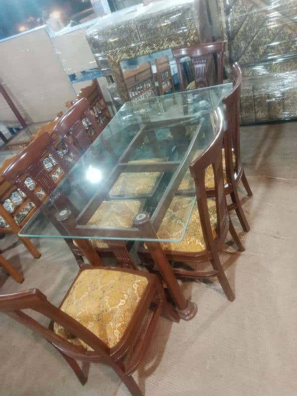 new dining table shesham thali me tiyar ha 2