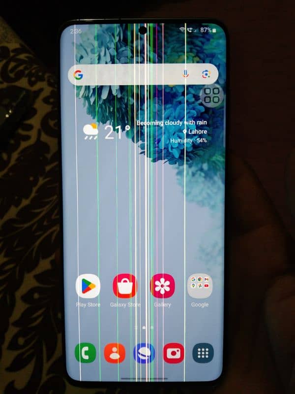 Samsung Galaxy S20 Plus Panel Available Without Frame Only Lines 5