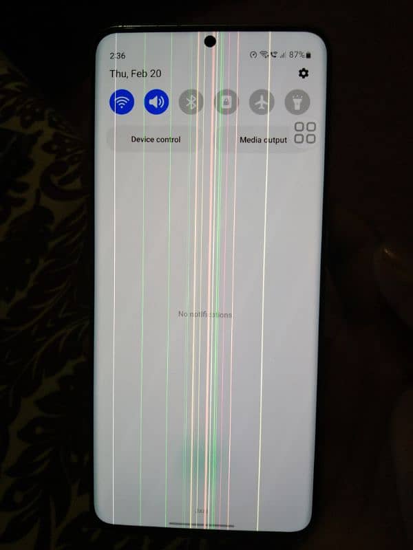 Samsung Galaxy S20 Plus Panel Available Without Frame Only Lines 7