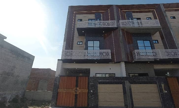 3.5 Marla Brand New Half Triple Storey Modern Style House For Sale In AL Hafeez Phase 2 Main Canal Road Lahore 0