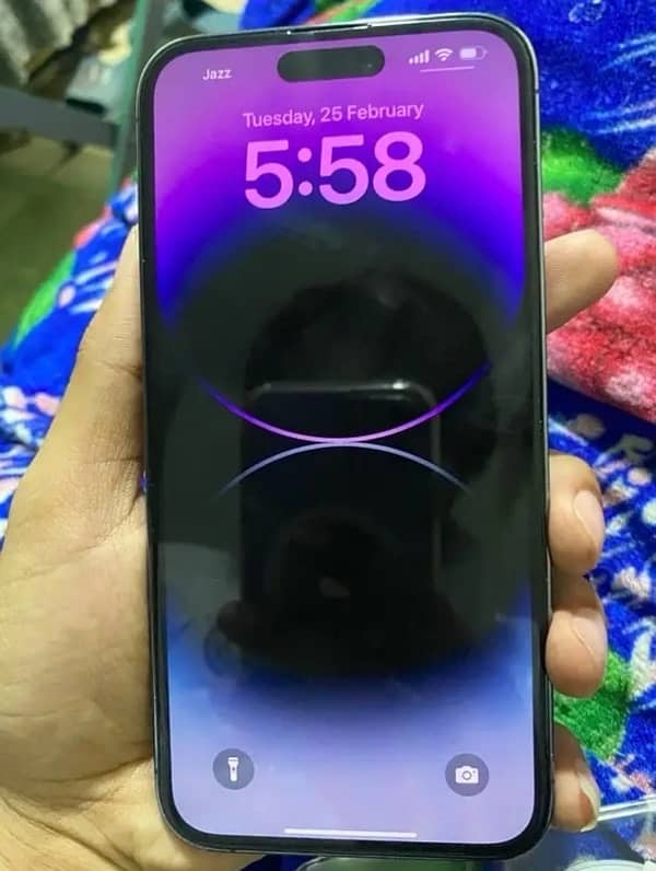 I phone 14 pro max 128gb Physical+Esim PTA approved 10/10 3