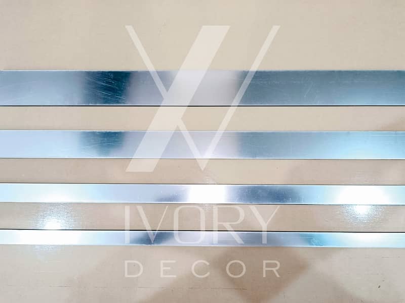 Home Decor | Acrylic Mirror Strips | Self-Adhesive | Wall Sticker 10