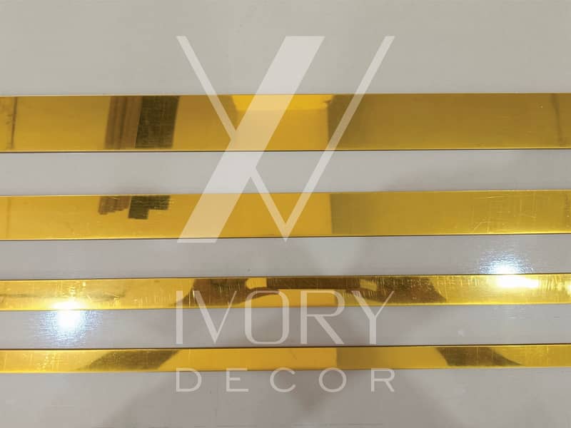 Home Decor | Acrylic Mirror Strips | Self-Adhesive | Wall Sticker 11