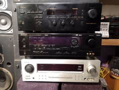 Nakamichi Sherwood Kenwood teac Denon amplifiers available for sale