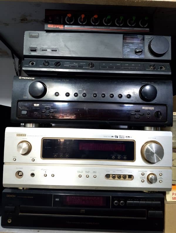 Nakamichi Sherwood Kenwood teac Denon amplifiers available for sale 1