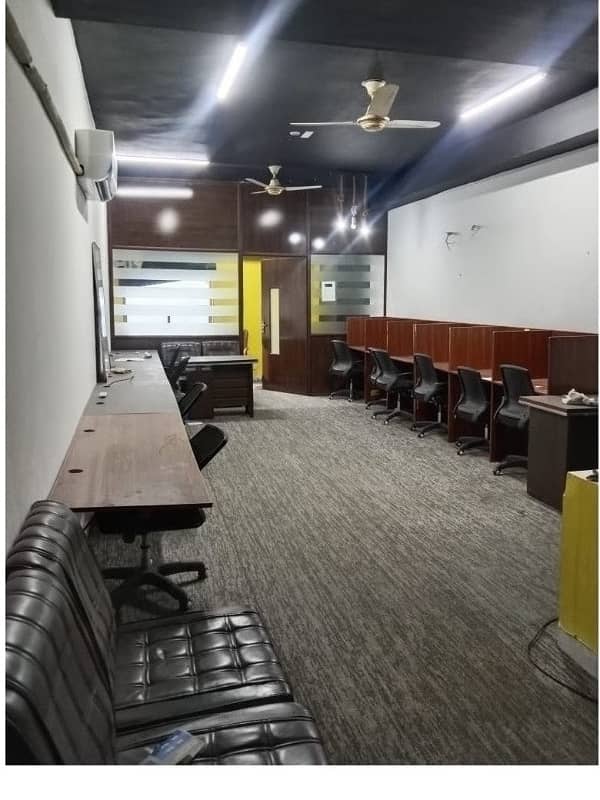 Fully Furnished Area 600 Square Feet Brand New Corporation Office Available For Rent In Gulberg 3 Lahore 4