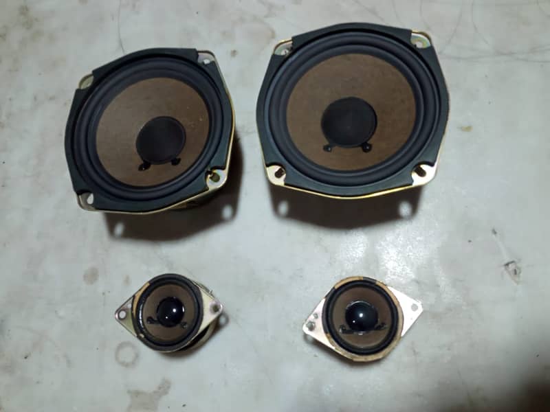 Sony AIWA Speakers 4 piece Tuitar 4 piece Genion All ok work 0