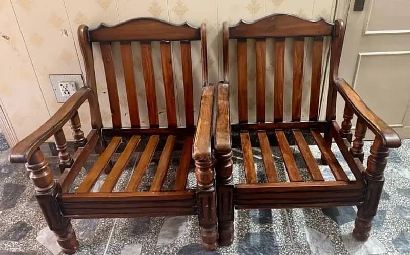 5 seater wooden sofa set with sofa cusion set 3