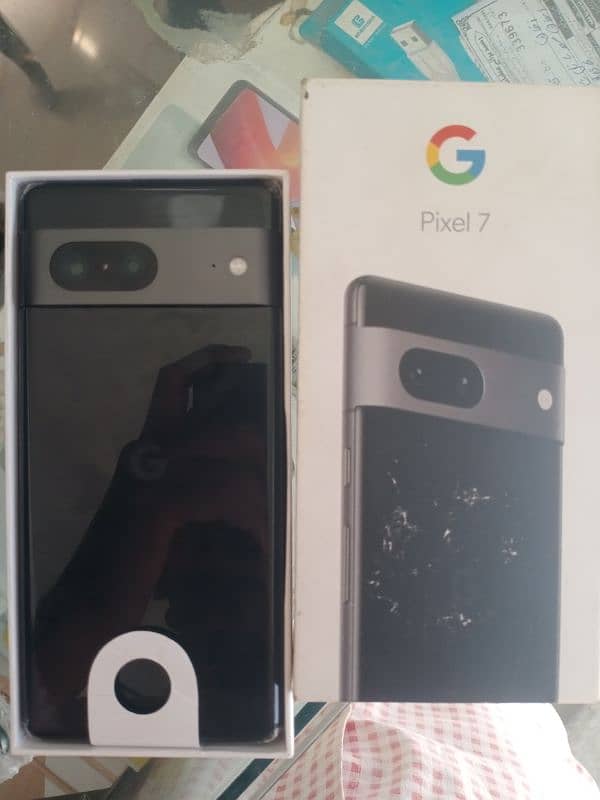 google pixel 7 pta approved box pack 10by10 condition water pack 0