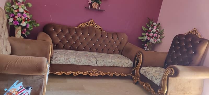 sofa set with cover 2