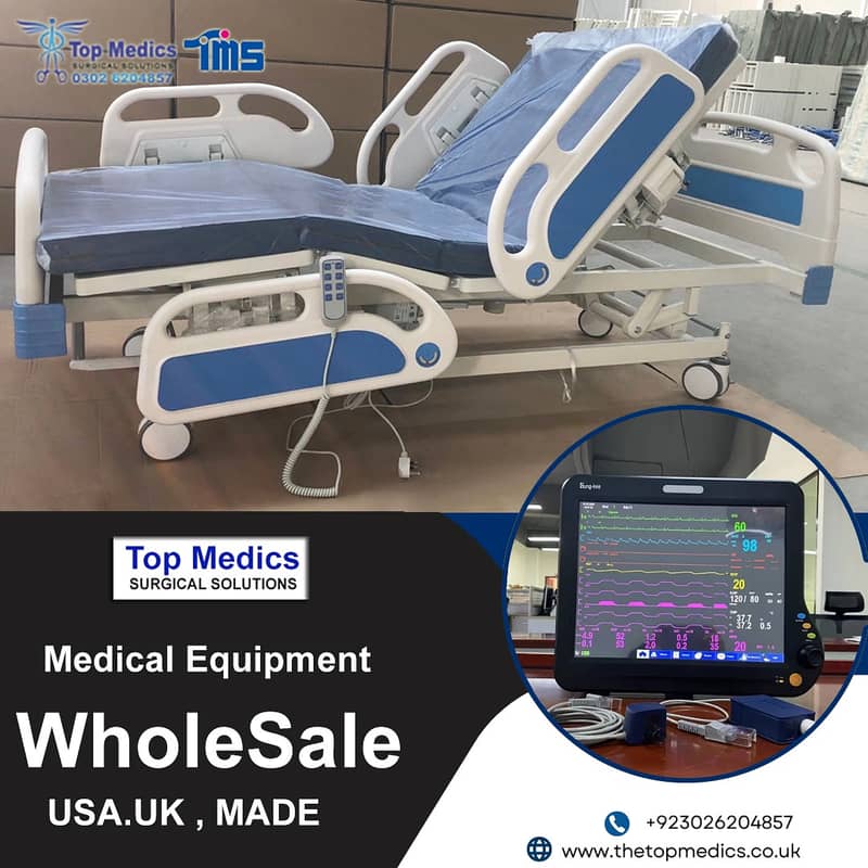 Examination Couch/Hospital bed/ Cardiac Monitor PHILIPS /ANSIA machine 8