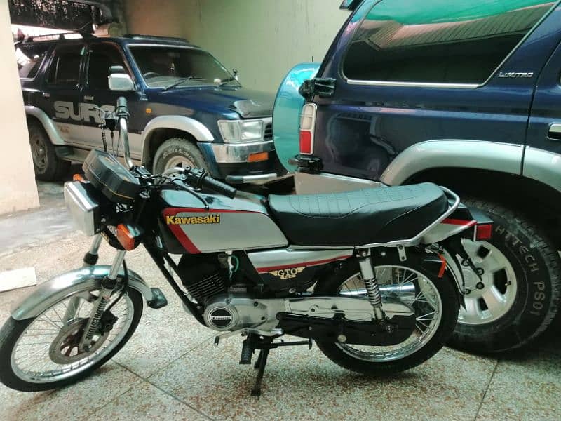 KAWASAKI GTO 125 GUJRAT NUMBER MODEL 1991 JEAUN BOOK 0