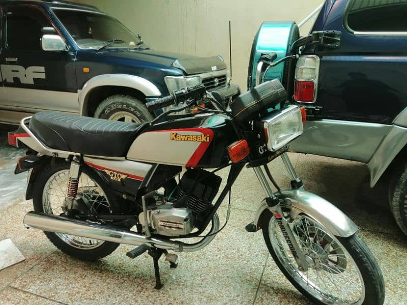 KAWASAKI GTO 125 GUJRAT NUMBER MODEL 1991 JEAUN BOOK 1