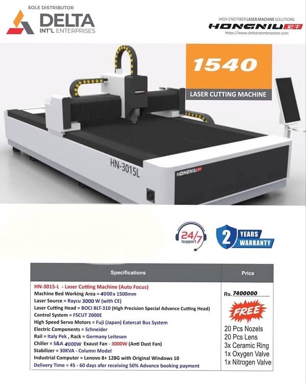 CNC laser cutting machine china to Pakistan import 0