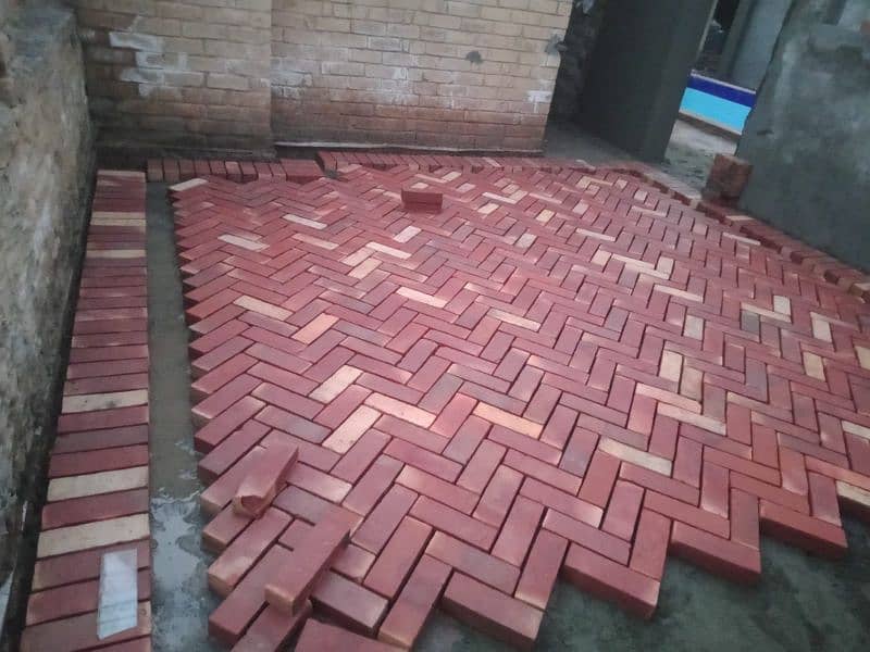 Gutka Bricks manufacturer - Mosaic Tiles - Red bricks - Gutka design 6